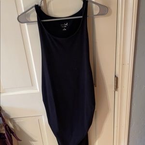 Black body con maternity dress.
